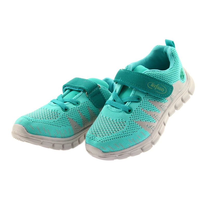 Befado lasten kengät, enintään 23 cm 516X027 harmaa vihreä 3