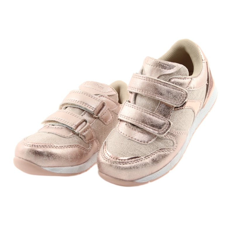 Różowe Tennarit American Club ES25 kulta vaaleanpunainen keltainen 3