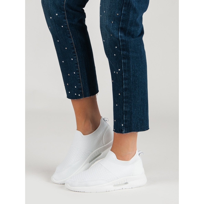 Tekstiiliset urheilujalkineet valkoinen 2