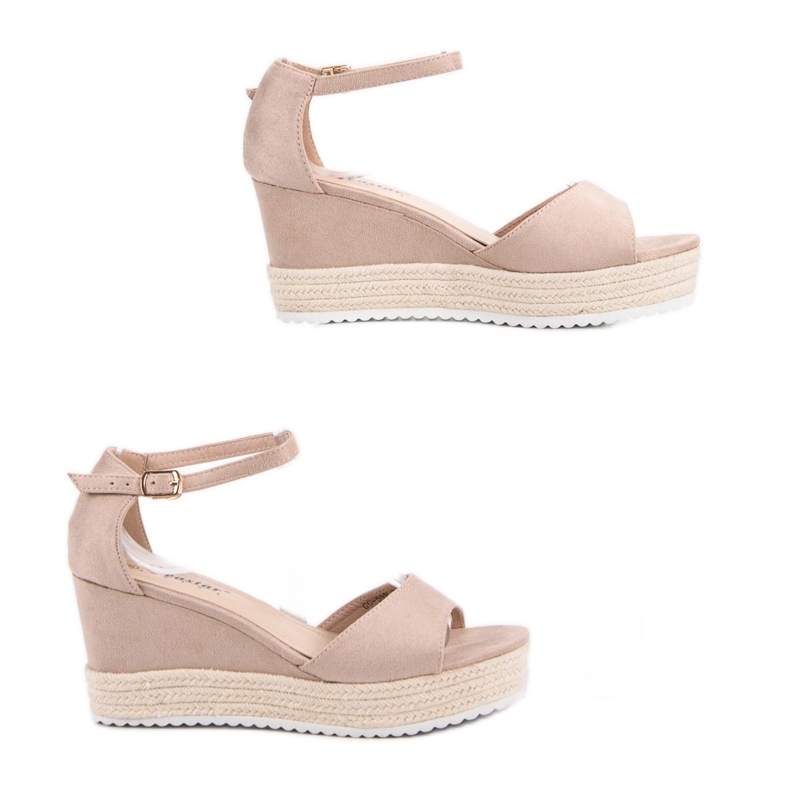 Seastar Beige Wedge Sandaalit 1