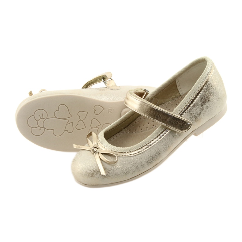 Ballerinat pumppaavat American Club GC18 -jousella ruskea keltainen 4