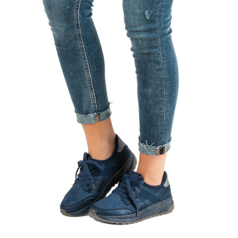 Ideal Shoes Liukastettavat urheilukengät sininen 1