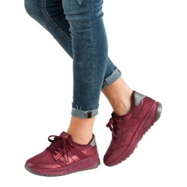 Ideal Shoes Liukastettavat urheilukengät punainen 2