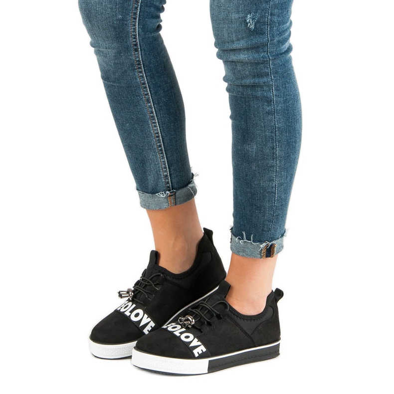 Bestelle Rakasta Slip-On-urheilukenkiä musta 1