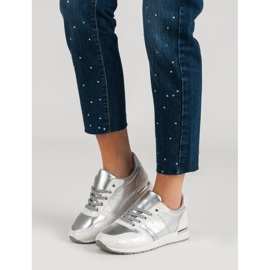 Jumex Hopeiset urheilukengät harmaa 1