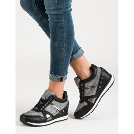 Cm Paris Mustat lenkkarit tekojalokivillä 2