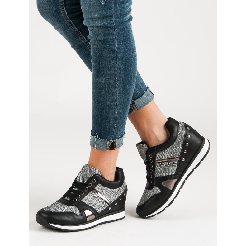 Cm Paris Mustat lenkkarit tekojalokivillä 2