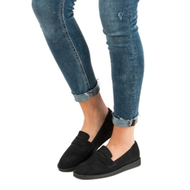 Best Shoes Mustat rento Loaferit 1