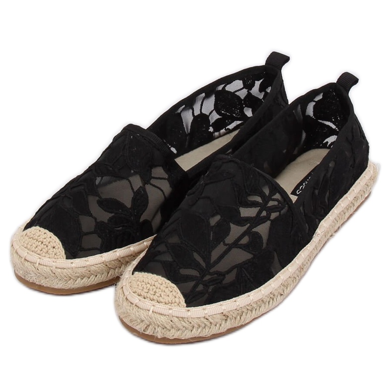 Mustat, avoimet espadrillit 68-130 Musta 2