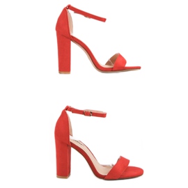 Seastar Seksikäs sandaalit baarissa punainen 2