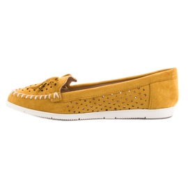 Seastar Sinappi Openwork Loafers keltainen 1