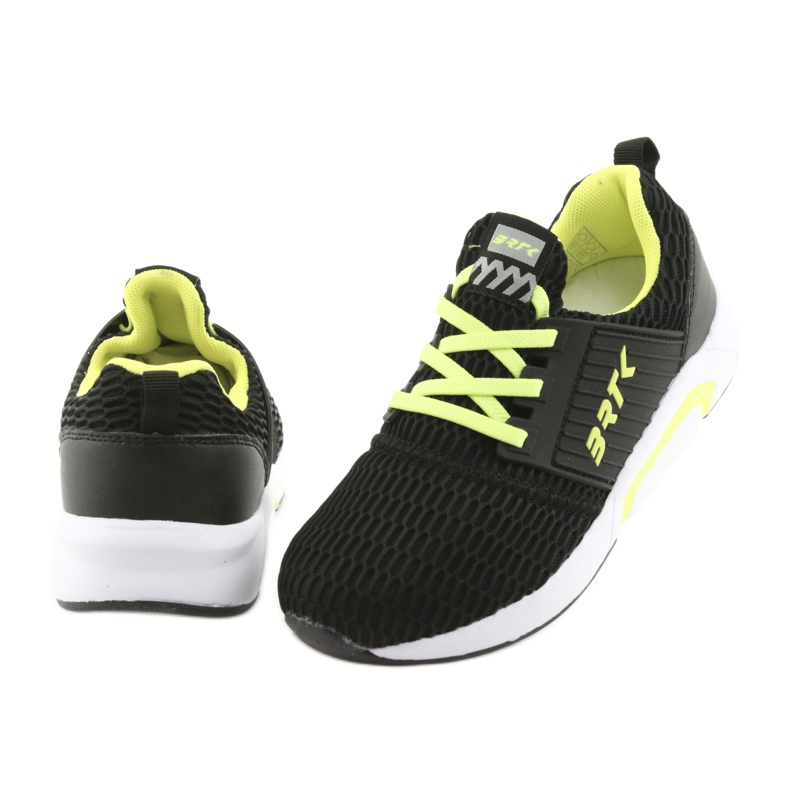 Bartek 55110 Mustat liukuvat urheilukengät keltainen 4