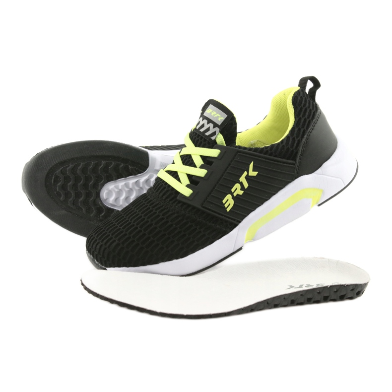 Bartek 58110 Mustat liukuvat urheilukengät keltainen 5