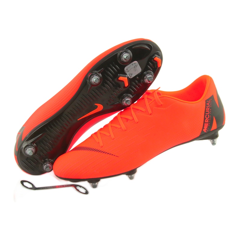 Nike Mercurial Vapor 12 Academy SG Pro M AH7376-810 jalkapallokengät oranssi 4