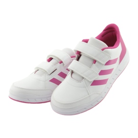 Adidas AltaSport CF K Jr D96828 kengät valkoinen vaaleanpunainen 3