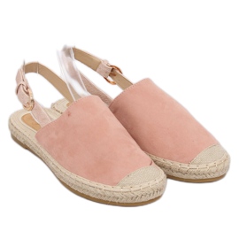 Espadrillot avoimella kantapäällä vaaleanpunainen HH-119 Vaaleanpunainen 2
