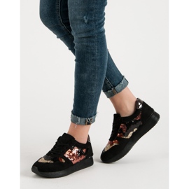 Seastar Urheilujalkineet paljeteilla musta 2