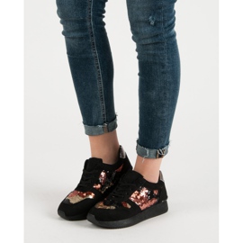 Seastar Urheilujalkineet paljeteilla musta 1