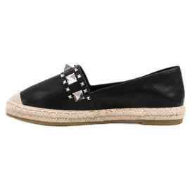 Bestelle Mustat espadrillit nastoilla 2