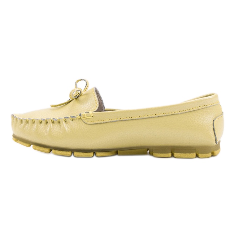 Filippo Nahka Loaferit Jousella keltainen 1