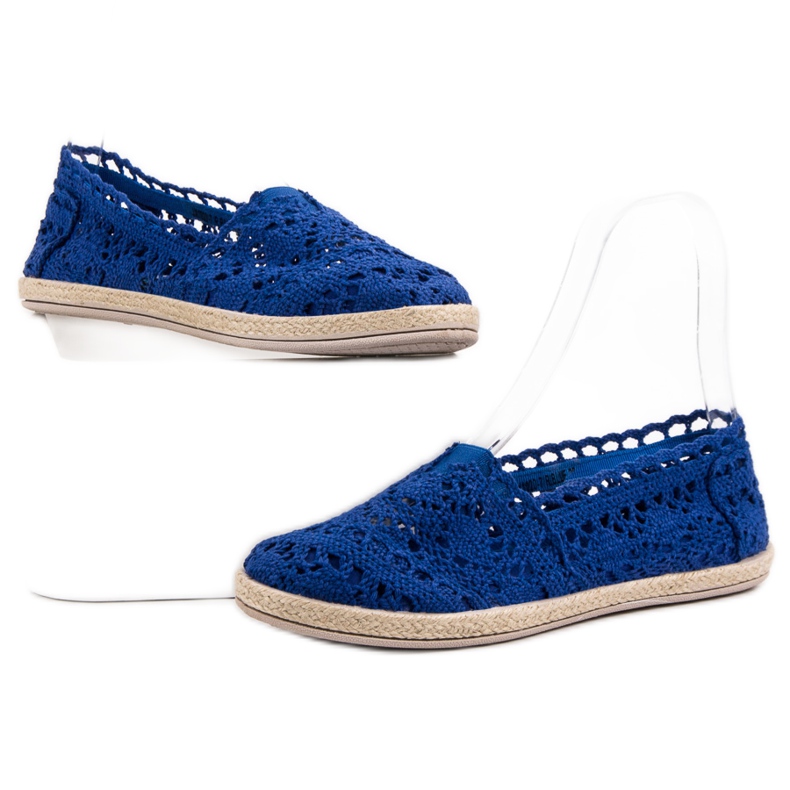 Sweet Shoes Siniset pitsi -espadrillit sininen 1