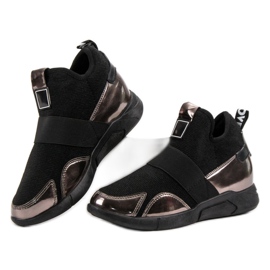 Wedge Slip-On lenkkarit musta 1