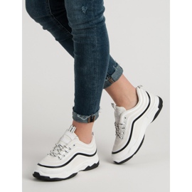 Tekstiiliset urheilukengät valkoinen 1