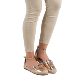 Bestelle Rose Gold Rock -espadrillit keltainen vaaleanpunainen 2