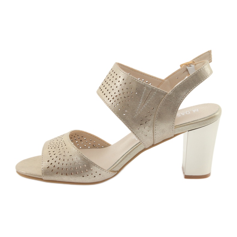 M.Daszyński Daszyńskin nahkapohjalliset sandaalit keltainen 2