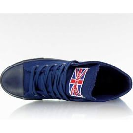 Tennarit lipulla N003 Navy II-GAT tummansininen 1