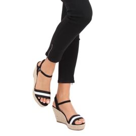 Musta Espadrilles kiila, musta 9072 musta 2