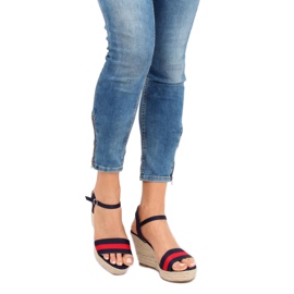 Espadrillot kiilalaivastonsininen 9072 Sininen tummansininen 2