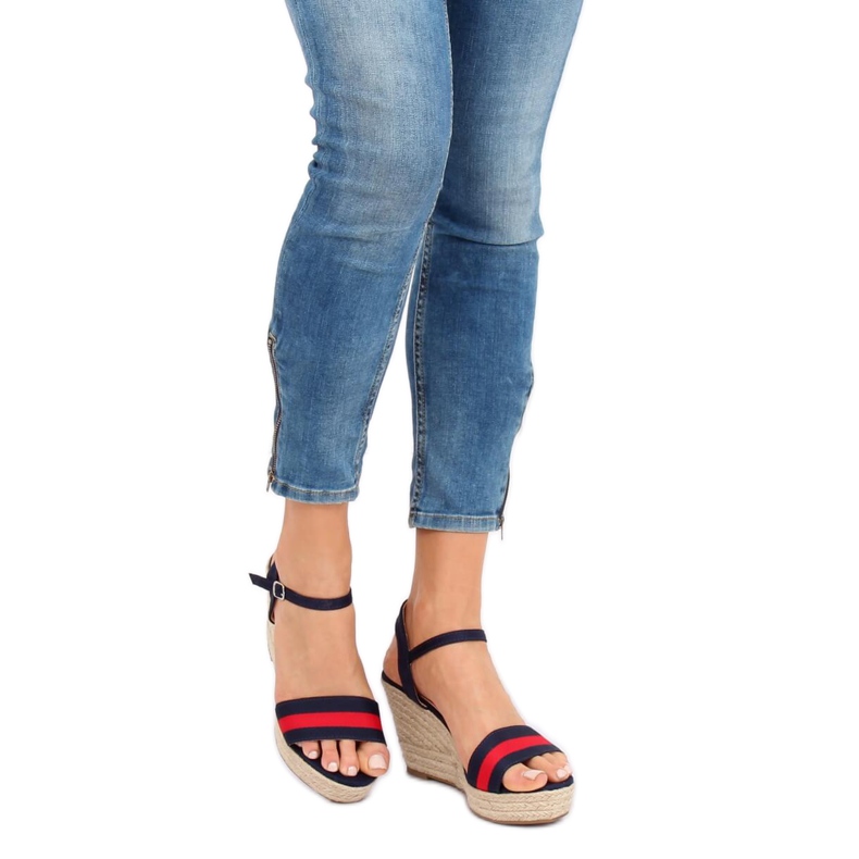 Espadrillot kiilalaivastonsininen 9072 Sininen tummansininen 2