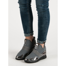 Wedge Slip-On lenkkarit harmaa 5