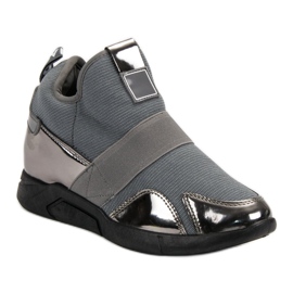 Wedge Slip-On lenkkarit harmaa 2