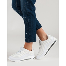 Muodikkaat urheilukengät valkoinen 1