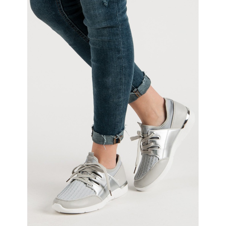 Liukastettavat urheilukengät harmaa 2