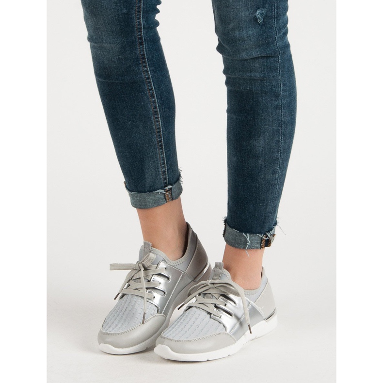 Liukastettavat urheilukengät harmaa 1