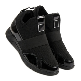 Wedge Slip-On lenkkarit musta 2