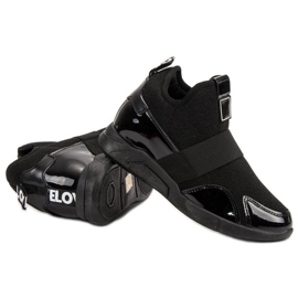 Wedge Slip-On lenkkarit musta 1