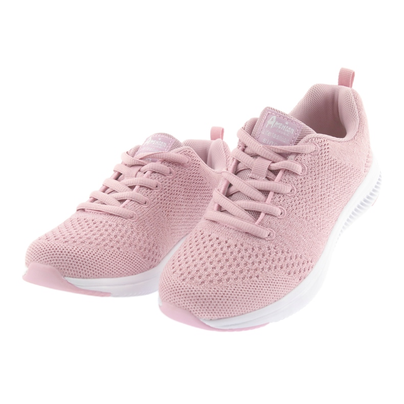 Urheilutyttöjen American Club HA07 vaaleanpunainen 3