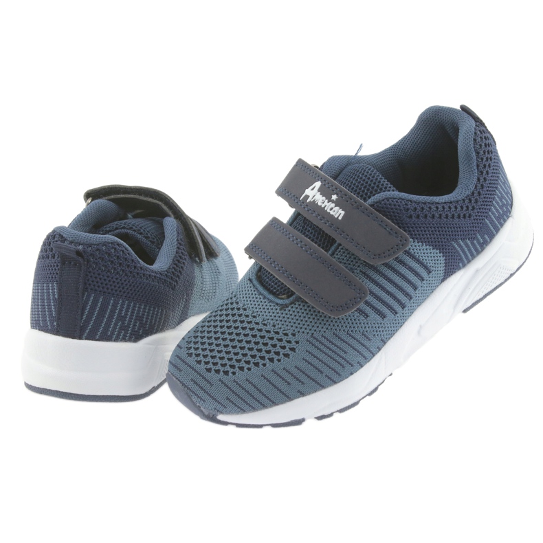 American Club Amerikkalaiset CA05 tummansiniset velcro -urheilukengät tummansininen 4