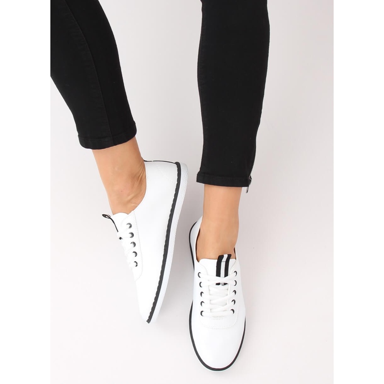 Naisten mustat ja valkoiset lenkkarit XJ-2918 Musta valkoinen 1