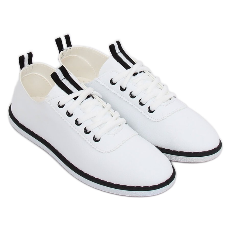 Naisten mustat ja valkoiset lenkkarit XJ-2918 Musta valkoinen 2