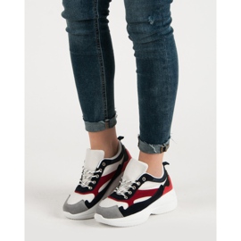 Muodikkaat jalkineet lavalla valkoinen monivärinen 1