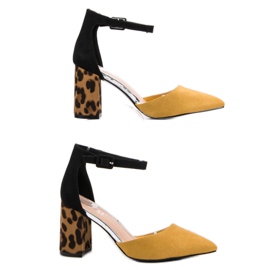 Cm Paris Pumput In Szpic Fashion keltainen 2