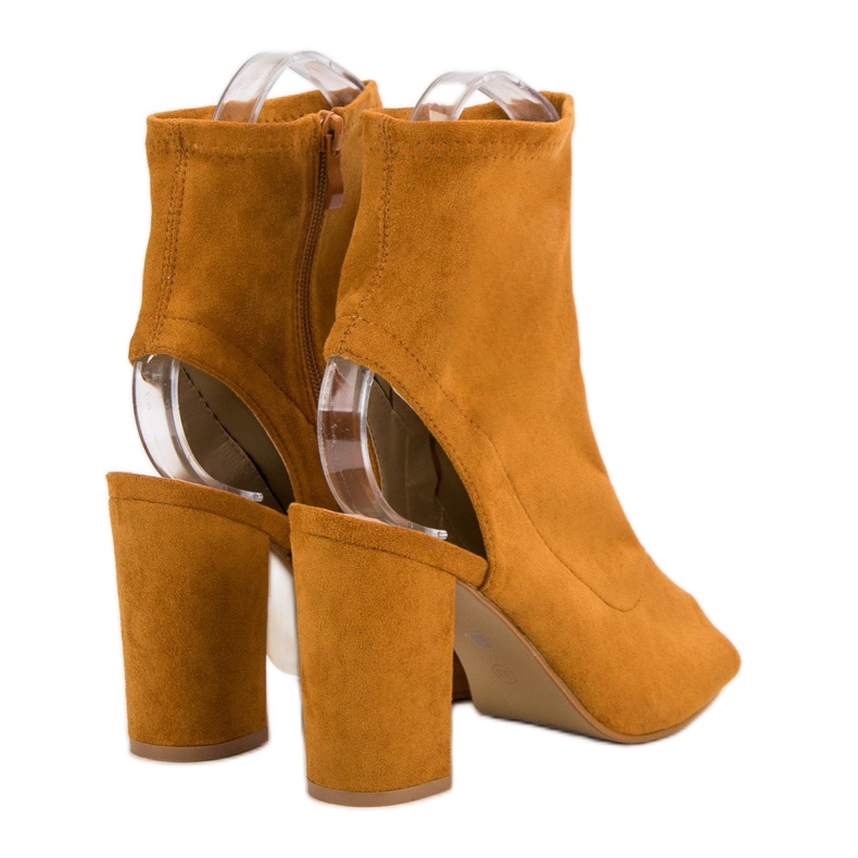 Nio Nio Sinappi Open Toe Boots keltainen 1 Nio Nio Sinappi Open Toe Boots keltainen 1