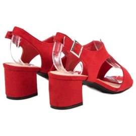 Queen Vivi Mokkanahkaiset sandaalit punainen 6