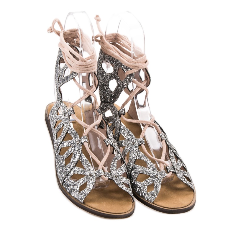 Corina Glitter sandaalit harmaa 1