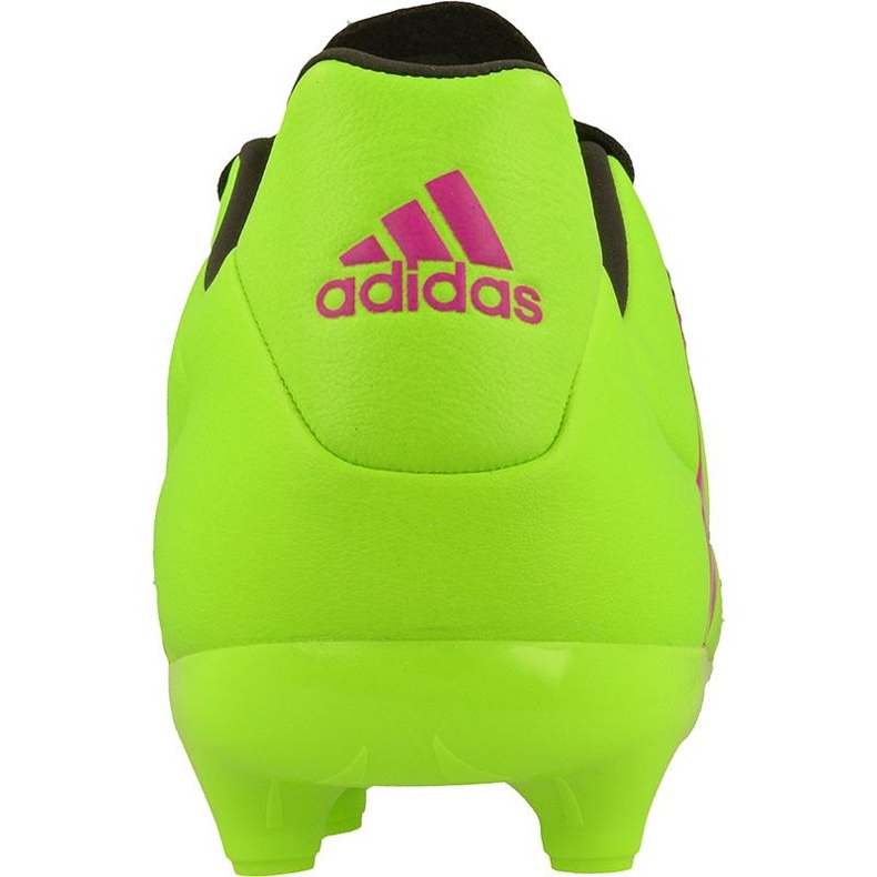 Adidas Ace 16.3 FG / AG M Nahka AF5162 jalkapallokengät vihreä vihreä 1